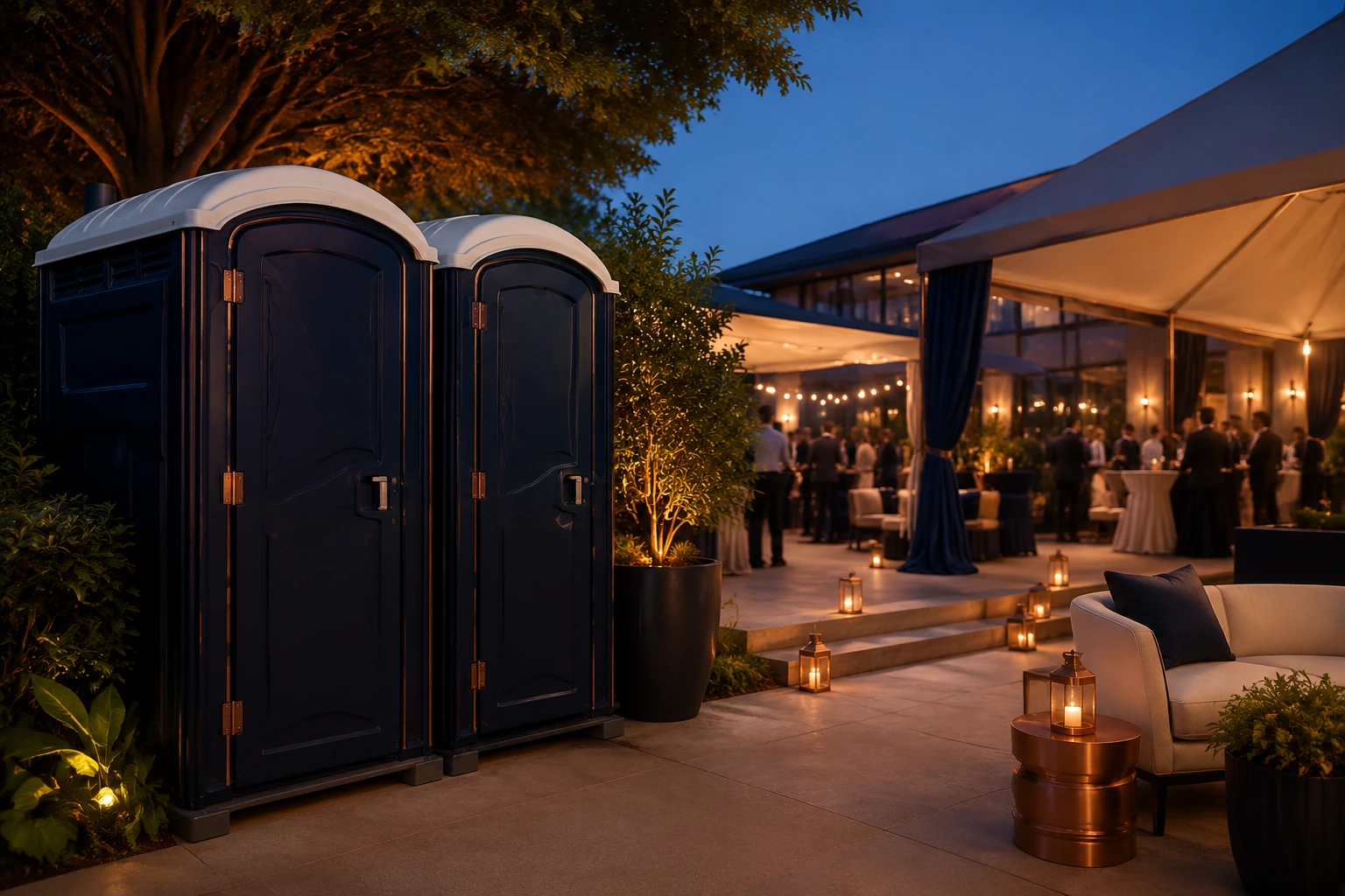 Portable restroom rental planning for Bellaire, TX